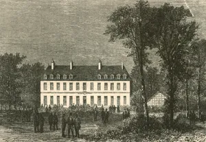 Funérailles de François Guizot au Val-Richer. L'Univers Illustré du 26 septembre 1874.
